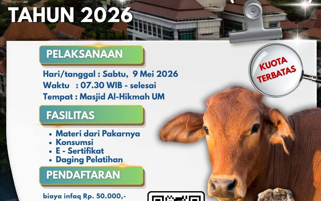 Pelatihan JULEHA Universitas Negeri Malang 2026, Tingkatkan Kompetensi Juru Sembelih Halal