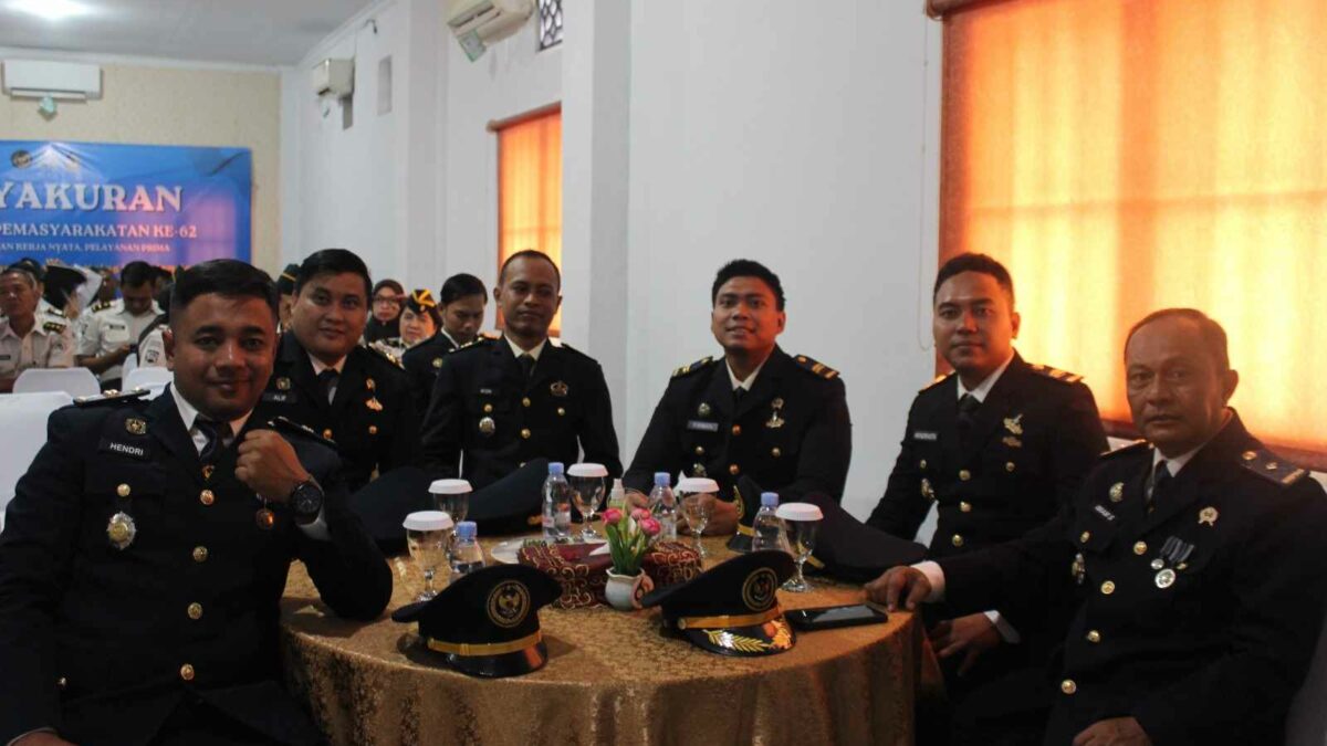 Peringati Hari Bhakti Pemasyarakatan ( HBP) Ke-62 Lapas Kelas IIA Sidoarjo Gelar Giat Tasyakuran Dengan Dirjen Pemasyarakatan