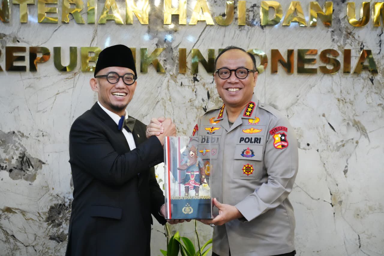 Polri dan Kemenhaj Bentuk Satgas Haji 2026, Hadir Lindungi Jemaah Sesuai Arahan Presiden Prabowo Polri dan Kemenhaj Bentuk Satgas Haji 2026, Hadir Lindungi Jemaah Sesuai Arahan Presiden Prabowo