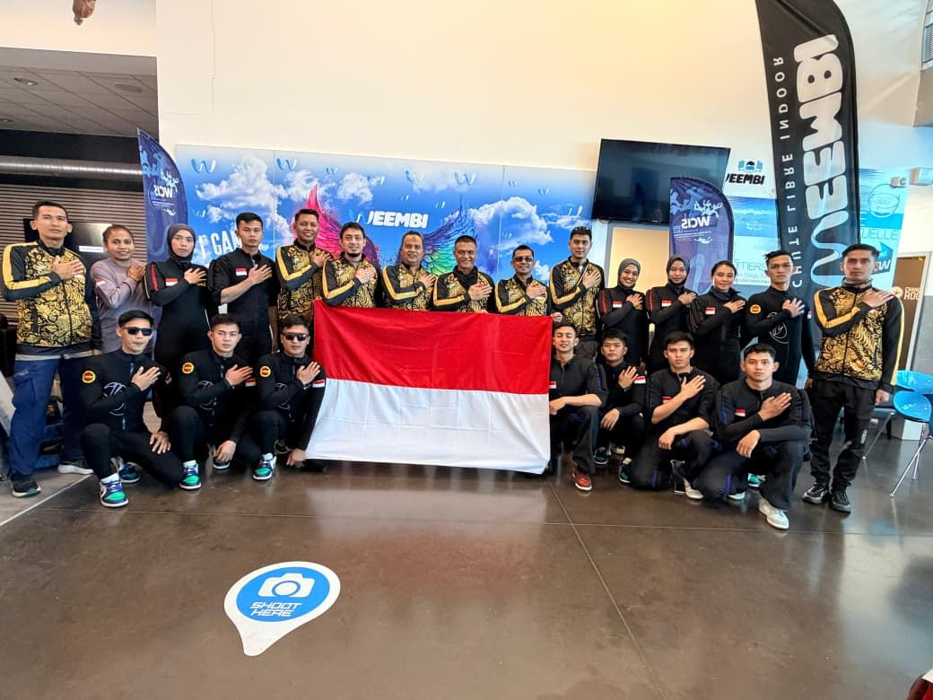 Sebanyak 21 Personel Brimob Memperkuat Timnas Indonesia di Ajang Dunia Indoor Skydiving 2026 di Prancis Sebanyak 21 Personel Brimob Memperkuat Timnas Indonesia di Ajang Dunia Indoor Skydiving 2026 di Prancis