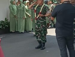 Korem 083/Baladhika Jaya Sambut Danrem Baru dan Lepas Brigjen TNI Kohir