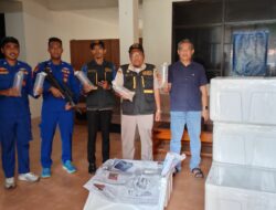 Ditpolair Korpolairud Mabes Polri Mengungkap Penyelundupan 47 Ribu Benih Lobster di Serang, 5 Tersangka Diamankan