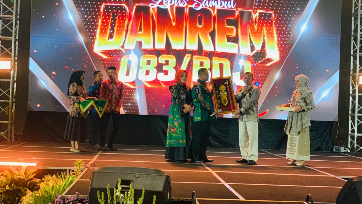 Estafet Kepemimpinan Korem 083 Berganti, Kolonel Wahyu Resmi Jadi Danrem