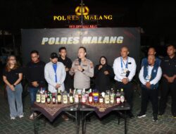 54 Suporter Diamankan Diduga Bawa Miras Saat Laga Arema vs Persis Solo