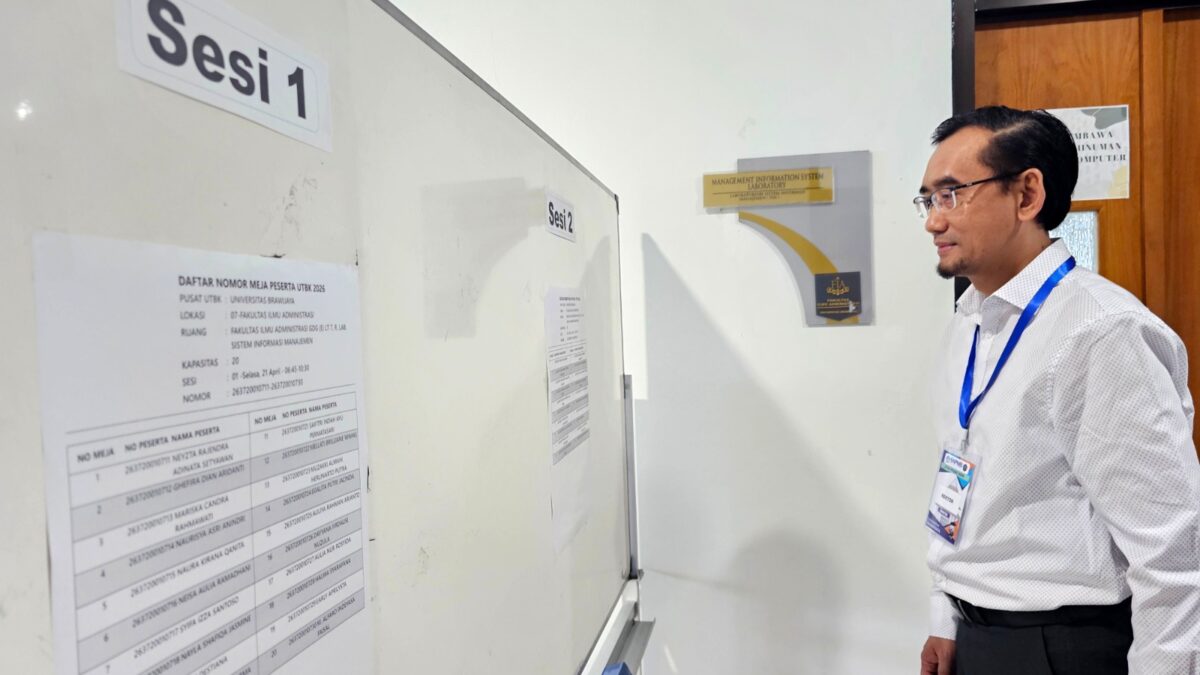 Rektor UB Tinjau Lokasi UTBK 2026, Pastikan Pelaksanaan Berjalan Lancar