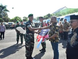 Kodim 0818/Kabupaten Malang Serahkan 60 Unit Truk Kepada Koperasi Desa Merah Putih