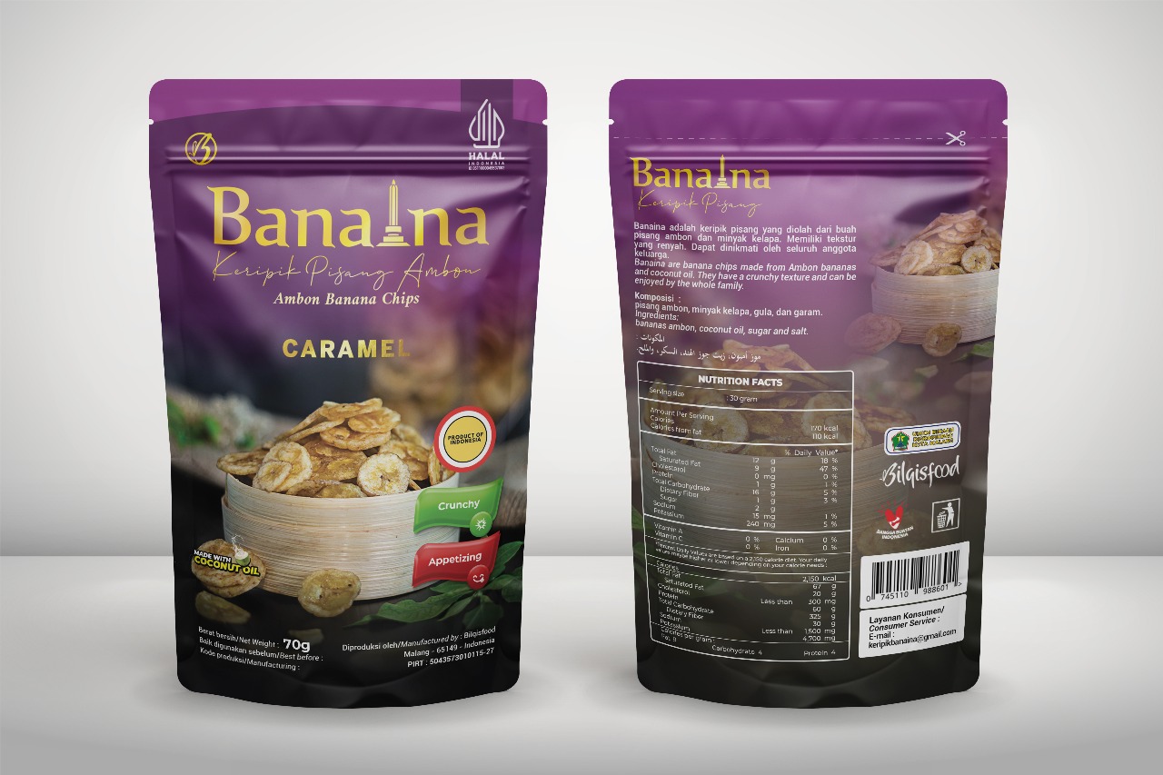 UMKM Binaan Bea Cukai Malang, Bilqisfood, Berhasil Ekspor Olahan Pisang ke Australia
