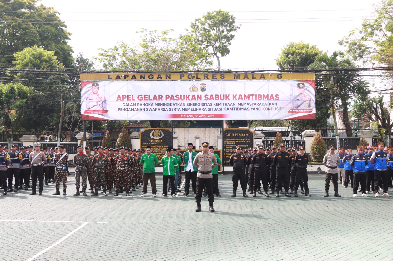Polres Malang Gelar Apel Sabuk Kamtibmas, Perkuat Sinergi Jaga Keamanan Wilayah