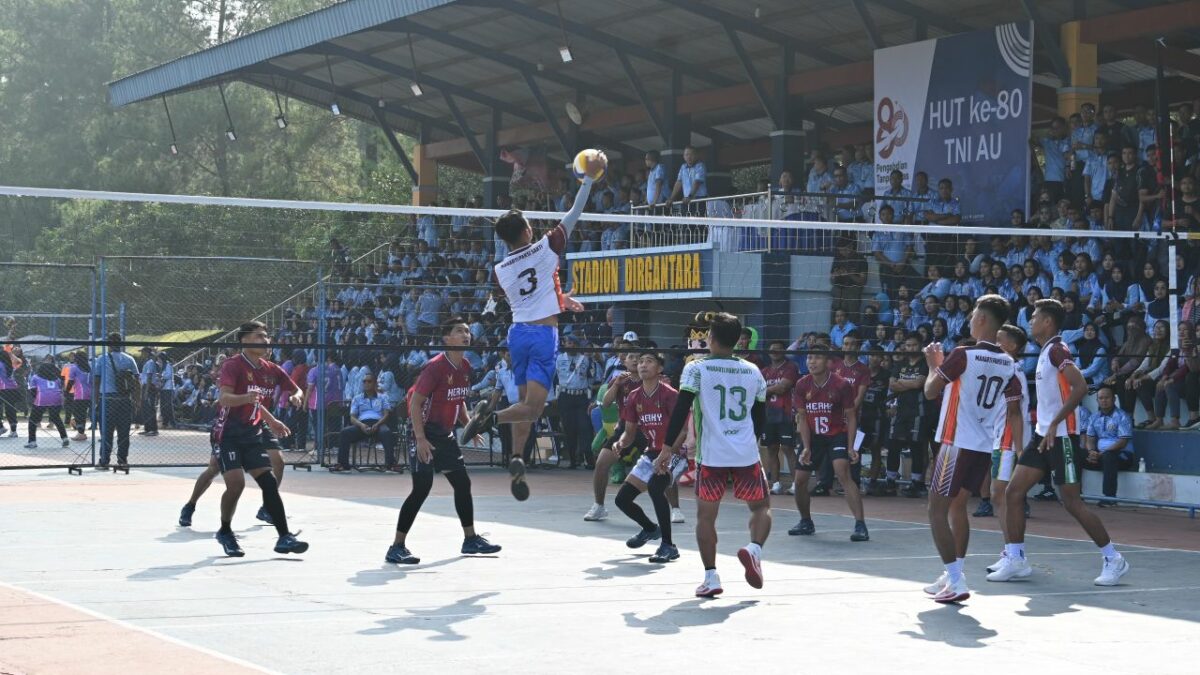 Final Voli HUT TNI AU ke-80 Jadi Ajang Pemersatu, Skatek 022 dan Wing 1.2 Sapu Bersih