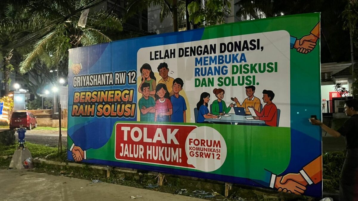 Banner Dicopot Picu Emosi, Tuntutan Dialog Menguat di Tengah Polemik Jalan Tembus