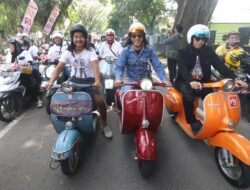 Sebelum Manggung, Kaka Slank Sunmori Bareng Ratusan Riders di Malang