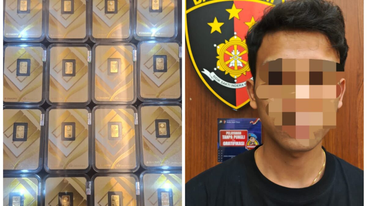 Polres Batu Ringkus Terduga Pelaku Pencurian Belasan Keping Emas