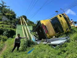Tanjakan Giripurno Makan Korban, Truk Hilang Kendali dan Masuk Jurang