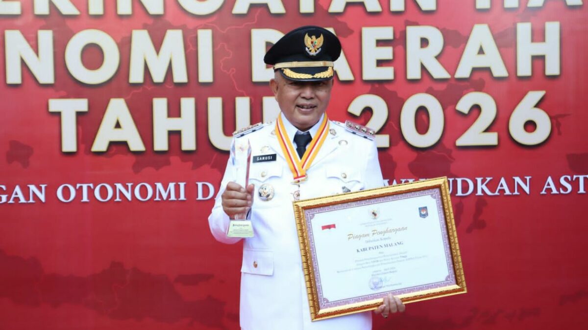 Pemkab Malang Sabet Predikat Kinerja Tinggi, Disiplin Laporan Jadi Kunci