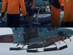 Dua WNA Rusia Terjebak Tebing Pantai Cemongkak, Dievakuasi Helikopter Basarnas Bali