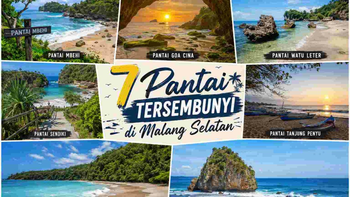 7 Pantai Tersembunyi di Malang Selatan yang Masih Sepi dan Bak Private Beach