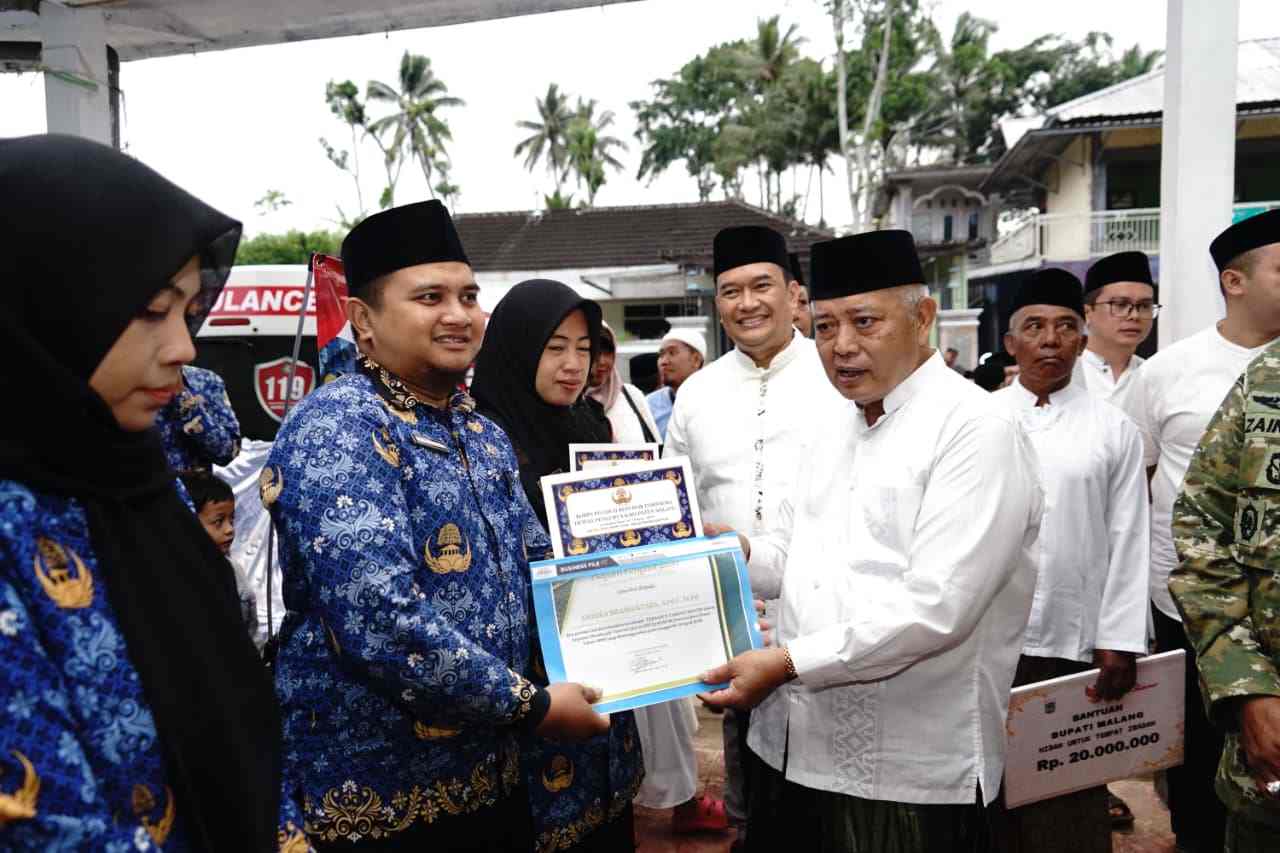 Bupati Malang Apresiasi ASN Berprestasi saat Subuh Keliling di Ampelgading