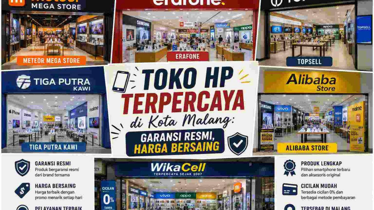 Toko HP Terpercaya di Malang: Garansi Resmi, Harga Bersaing