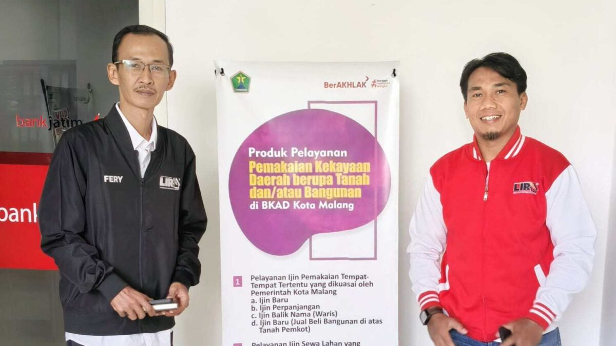 Tata Kelola Aset Pemkot Malang Disorot LIRA di Tengah Target PAD Rp1 Triliun