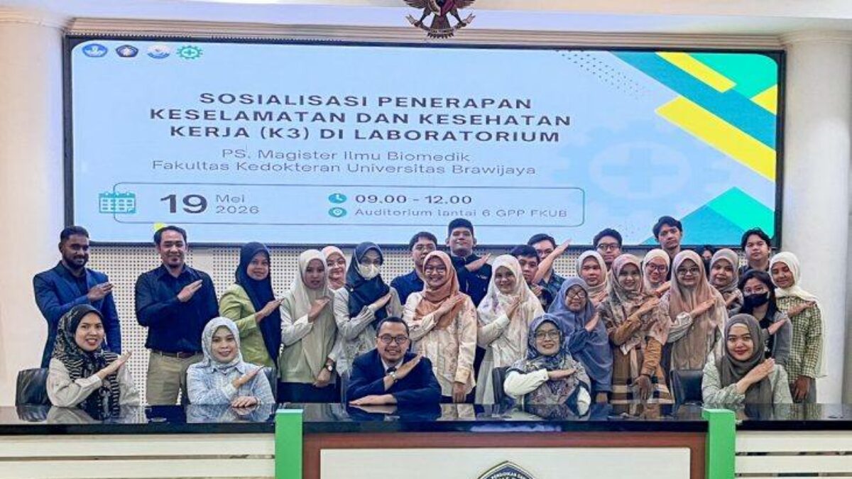 FK UB Perkuat Budaya Keselamatan Laboratorium Lewat Sosialisasi K3 untuk Sivitas Akademika