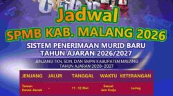 Dispendik Kabupaten Malang Rilis Jadwal SPMB 2026/2027 Jenjang TK hingga SMP