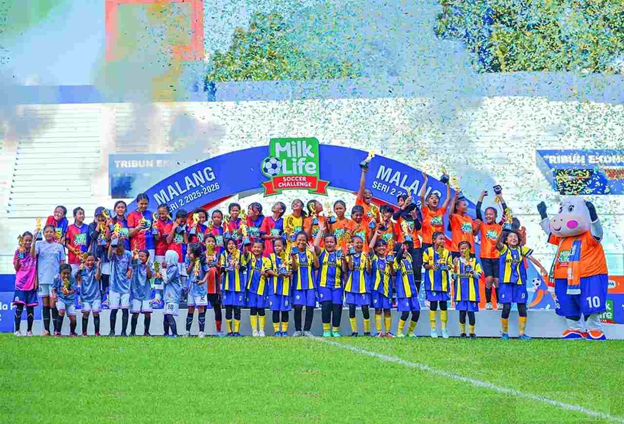 SDN Lowokwaru 3 Juara MilkLife Soccer Challenge Seri 2 Malang 2026