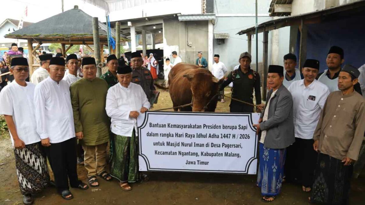 Bupati Malang Serahkan Sapi Kurban Presiden di Ngantang Saat Idul Adha