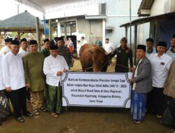 Bupati Malang Serahkan Sapi Kurban Presiden di Ngantang Saat Idul Adha
