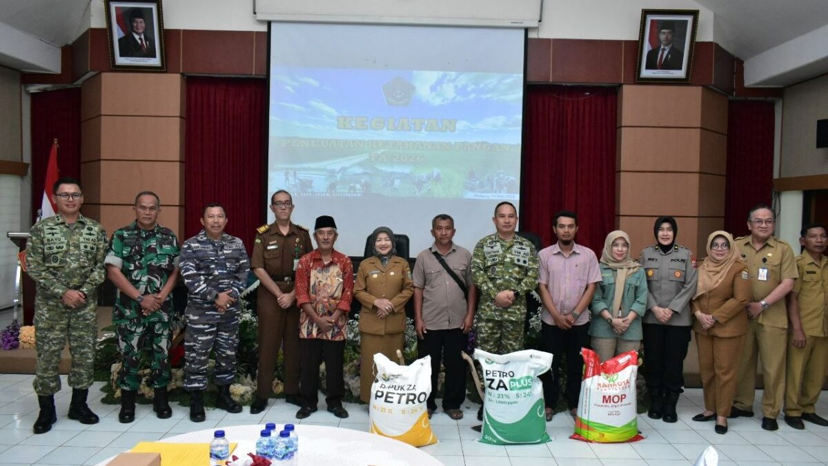TNI dan Pemkab Malang Memperkuat Ketahanan Pangan Nasional di Pakisaji
