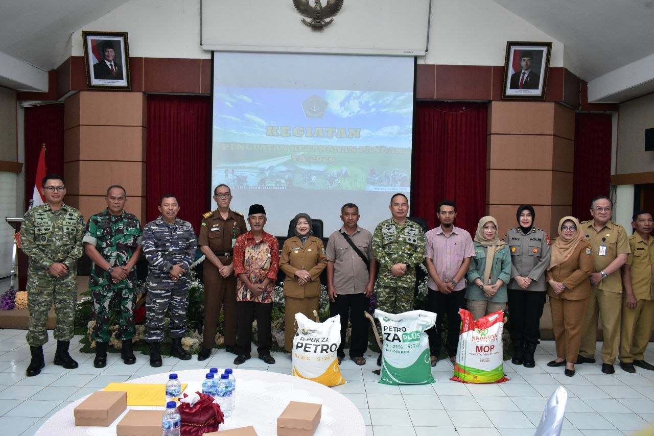 TNI dan Pemkab Malang Memperkuat Ketahanan Pangan Nasional di Pakisaji
