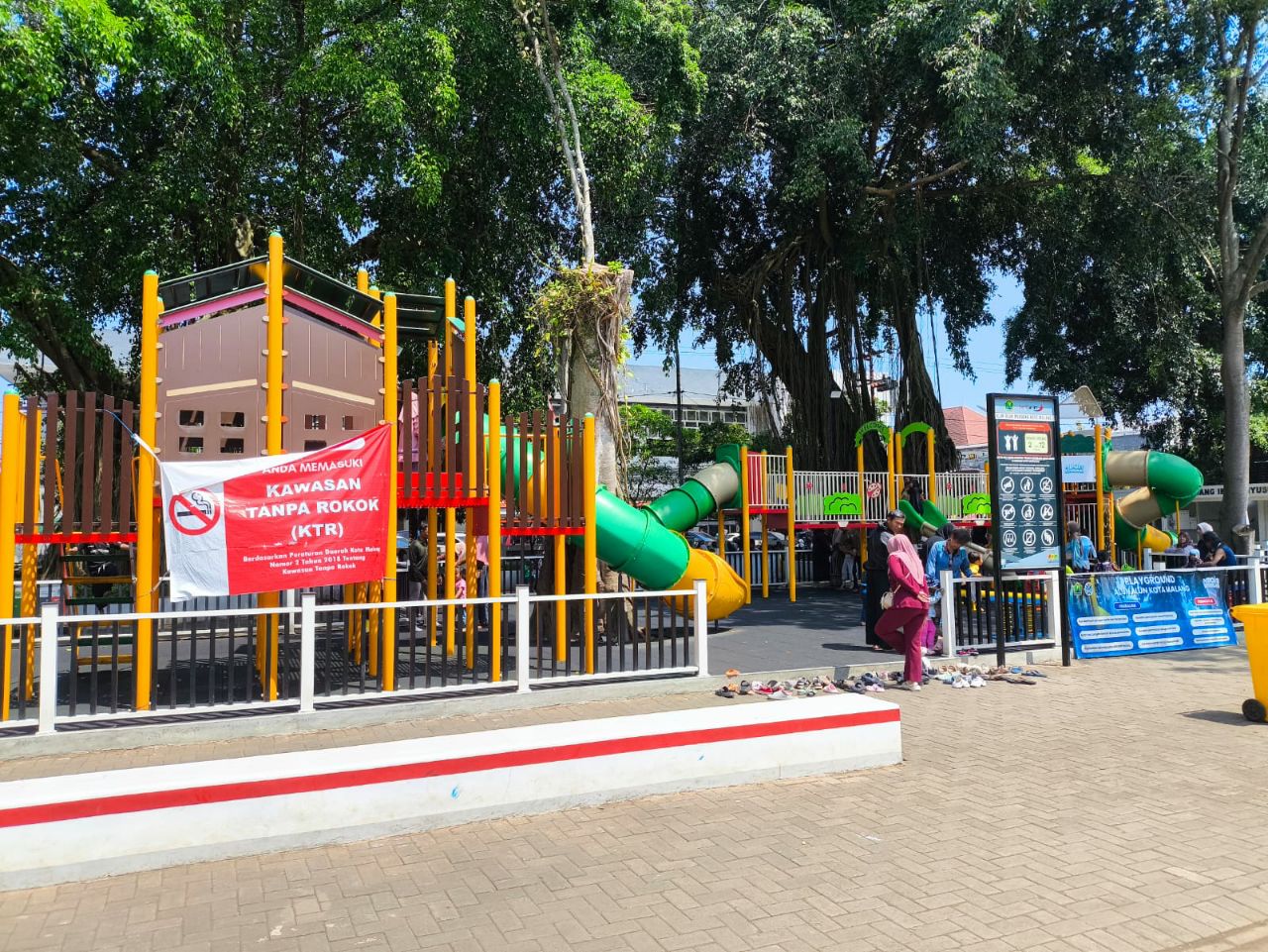 Playground Alun-Alun Malang Rusak, DLH Siapkan Perbaikan dan Evaluasi Sistem Penggunaan
