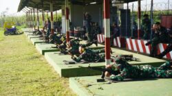 Prajurit Diasah Tempur, Lanud Abdulrachman Saleh Gelar Latihan Menembak Semester II