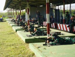 Prajurit Diasah Tempur, Lanud Abdulrachman Saleh Gelar Latihan Menembak Semester II