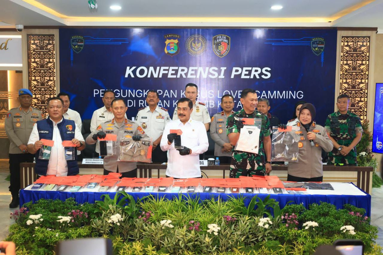 Love Scamming dari Dalam Rutan Kotabumi Dibongkar, Kerugian Korban Tembus Rp1,4 Miliar