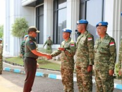 Panglima TNI Tinjau Kesiapan Satgas Kontingen Garuda UNIFIL 2026