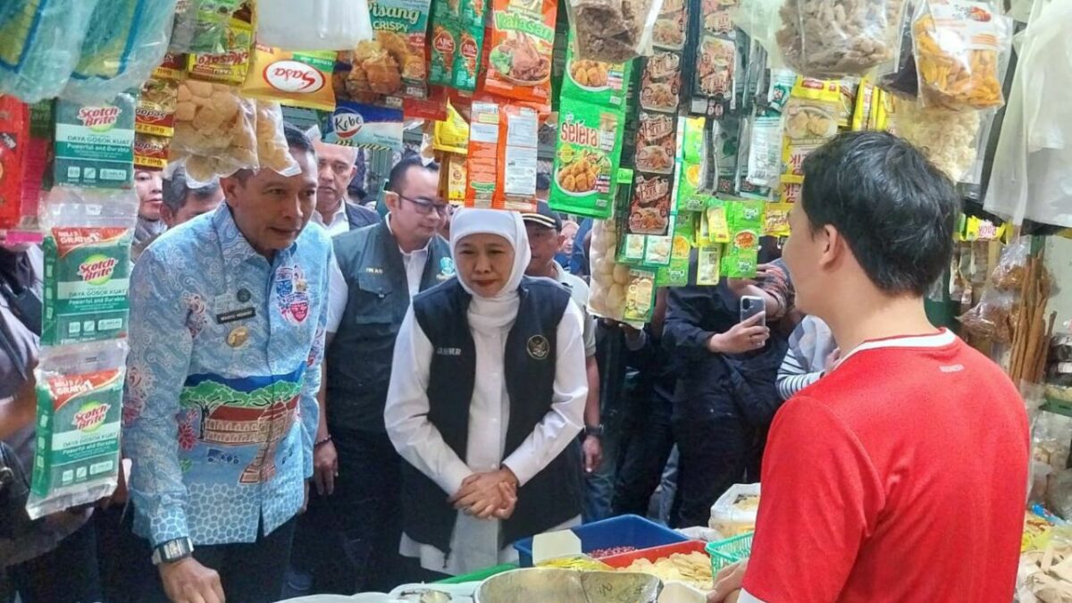 Khofifah Temukan Beras SPHP dan MinyakKita Hilang dari Pasar di Kota Malang