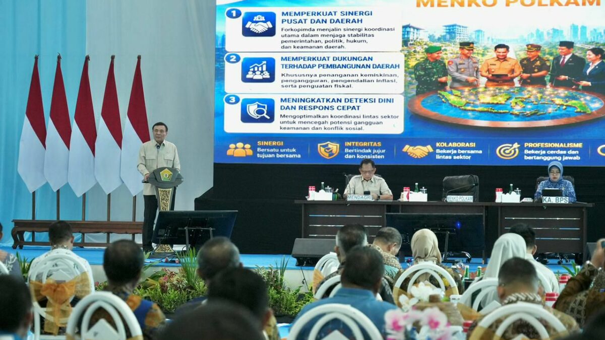 Menko Polkam Minta Forkopimda se-Sulawesi Perkuat Kekompakan demi Kelancaran Pembangunan