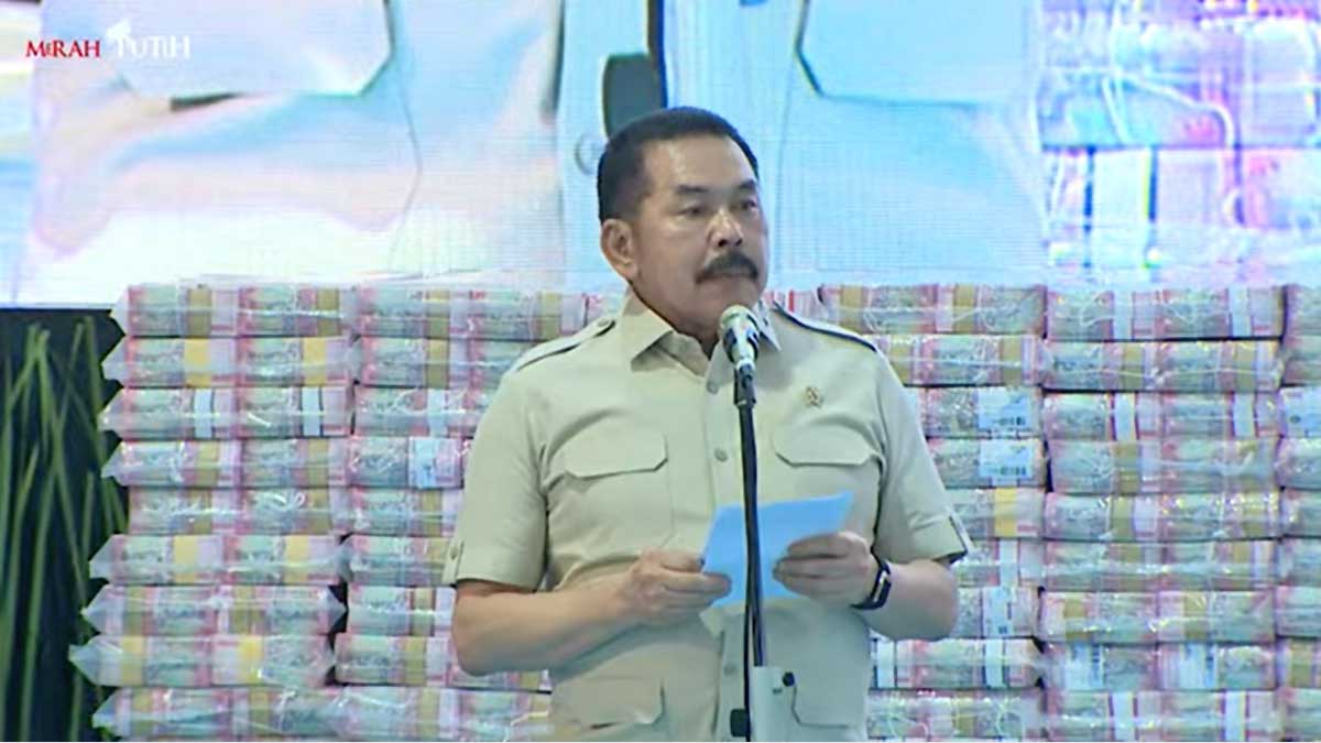 Kejagung Serahkan Rp10,27 Triliun dan 2,3 Juta Hektare Lahan Hasil Penertiban Kawasan Hutan