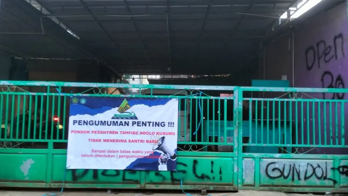 Kemenag Pindahkan Ratusan Santri Pesantren Ndolo Kusumo Usai Kasus Kekerasan Seksual