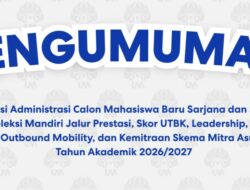 UM Buka Registrasi Mahasiswa Baru Jalur Mandiri Skor UTBK 2026