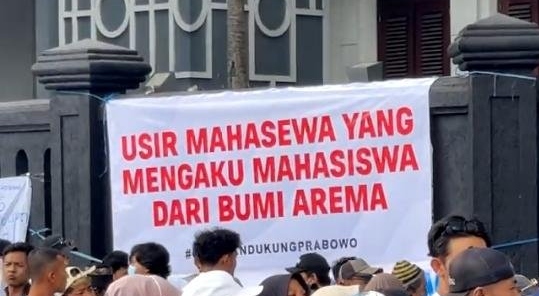 Spanduk ‘Usir Mahasewa’ dalam Aksi Dukung MBG di Malang Tuai Kritik, Moreno: Jangan Ada Provokasi