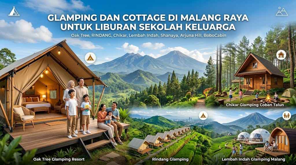 Glamping di Malang dan Batu untuk Liburan Sekolah: 7 Pilihan dari yang Mewah hingga Ramah Budget