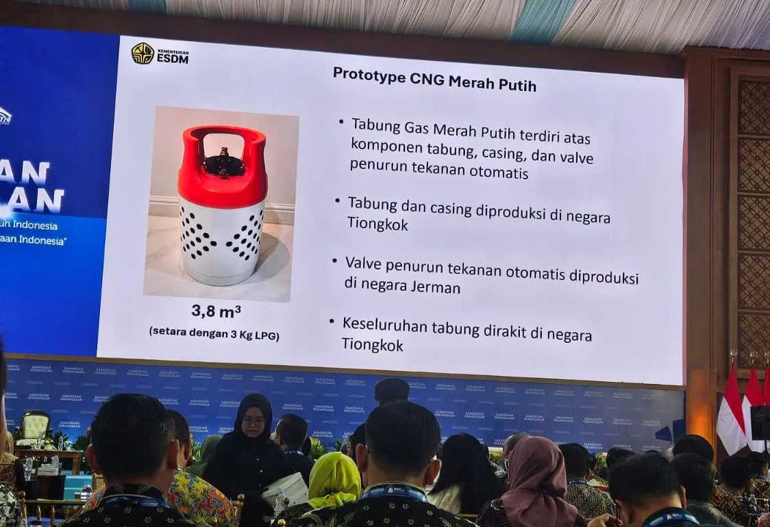 Impor dari China dan Jerman, Begini Bentuk CNG Merah Putih 3 Kg Pengganti Gas Melon