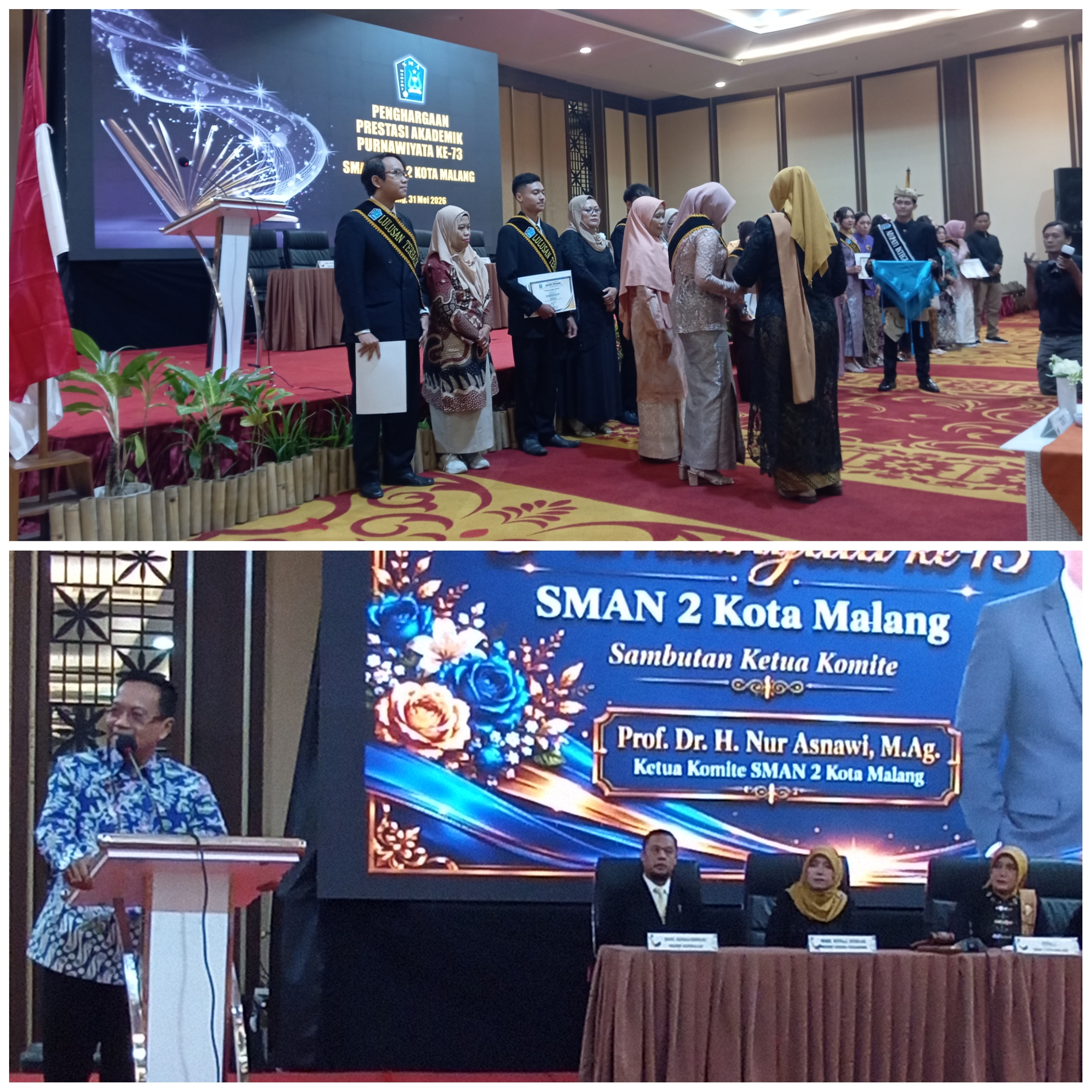 Wisuda 300 Lebih Siswa, Lulusan SMAN 2 Kota Malang Diterima di PTN dan PT Luar Negeri Wisuda 300 Lebih Siswa, Lulusan SMAN 2 Kota Malang Diterima di PTN dan PT Luar Negeri