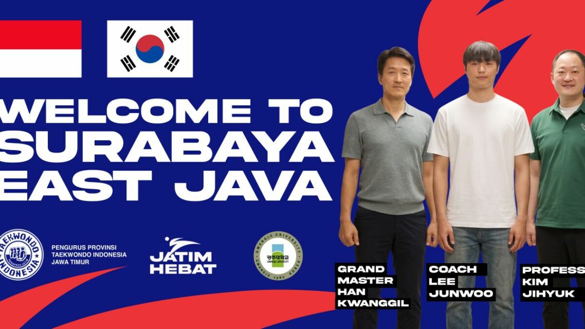 Perkuat Prestasi Atlet, Taekwondo Jatim Datangkan Grand Master dan Tim Ahli dari Korea Selatan