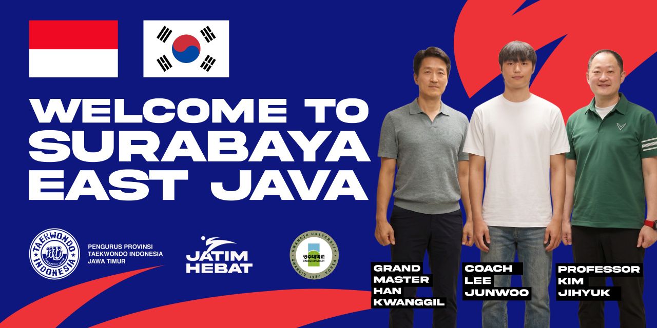 Perkuat Prestasi Atlet, Taekwondo Jatim Datangkan Grand Master dan Tim Ahli dari Korea Selatan