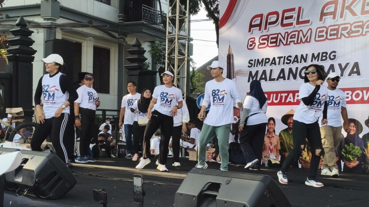 Ribuan Simpatisan MBG Malang Raya Gelar Apel Akbar, Serukan Dukungan untuk Program Prabowo