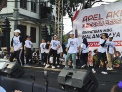 Ribuan Simpatisan MBG Malang Raya Gelar Apel Akbar, Serukan Dukungan untuk Program Prabowo