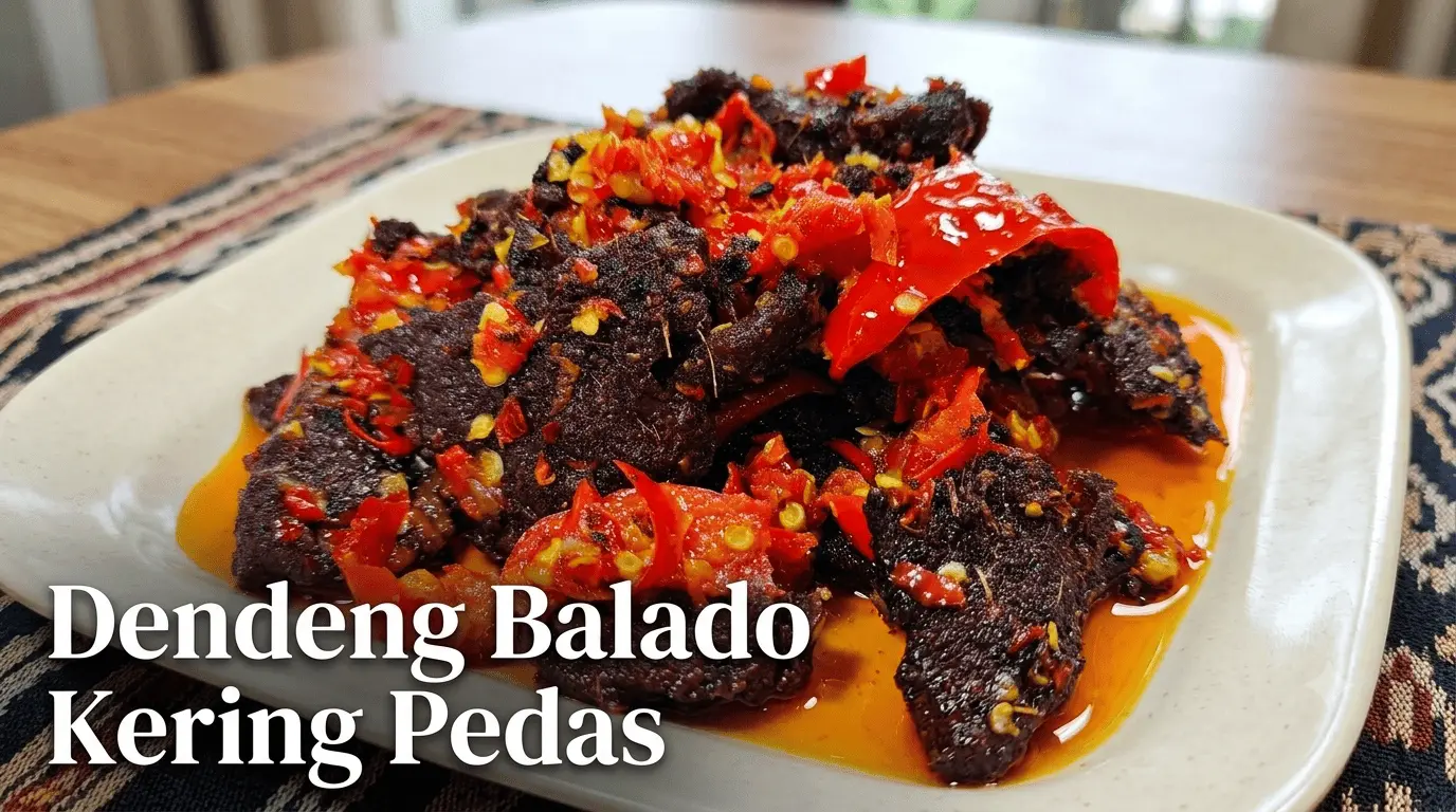 Resep Dendeng Balado Kering Pedas Renyah, Wajib Coba!