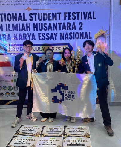 Mahasiswa KKN FISIP UB Borong Medali di Pekan Ilmiah Nusantara 2026